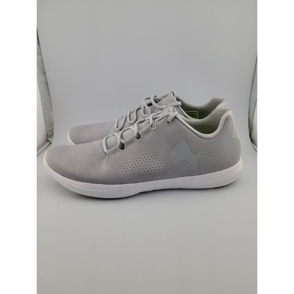 Under Armour Women's Shoe Sneaker Gray White Street Precision Low Size 8.5 - Picture 4 of 9